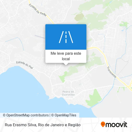 Rua Erasmo Silva mapa
