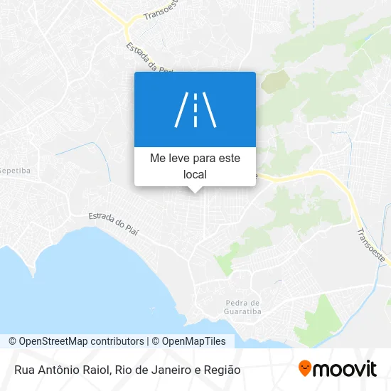 Rua Antônio Raiol mapa
