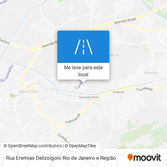 Rua Eremias Delizoigoiv mapa