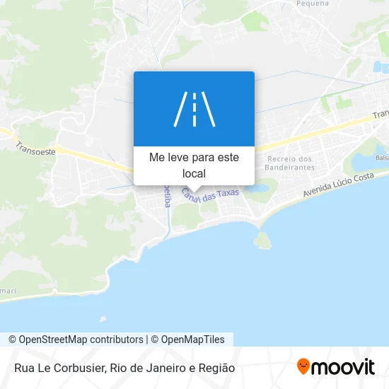 Rua Le Corbusier mapa