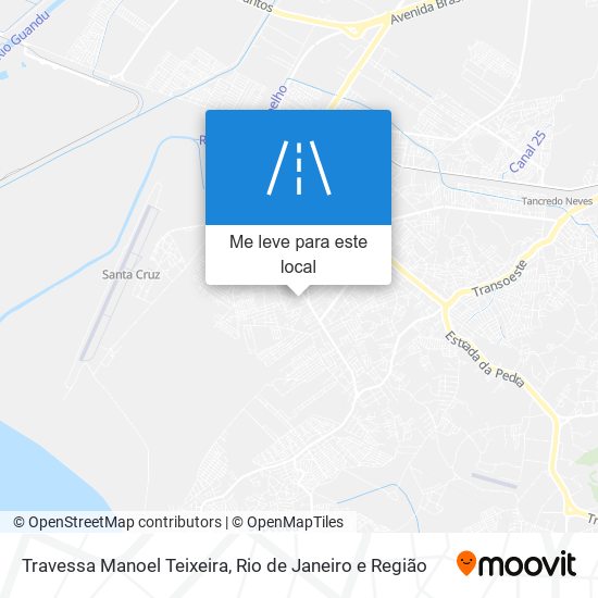 Travessa Manoel Teixeira mapa