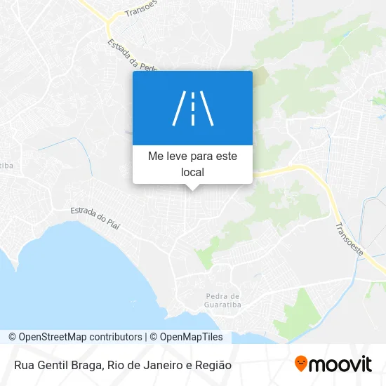 Rua Gentil Braga mapa