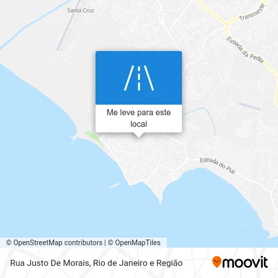 Rua Justo De Morais mapa