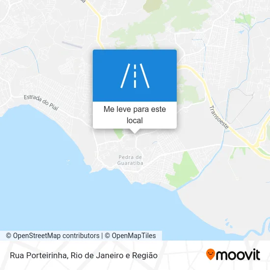 Rua Porteirinha mapa