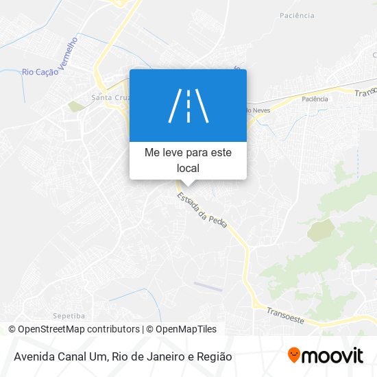 Avenida Canal Um mapa