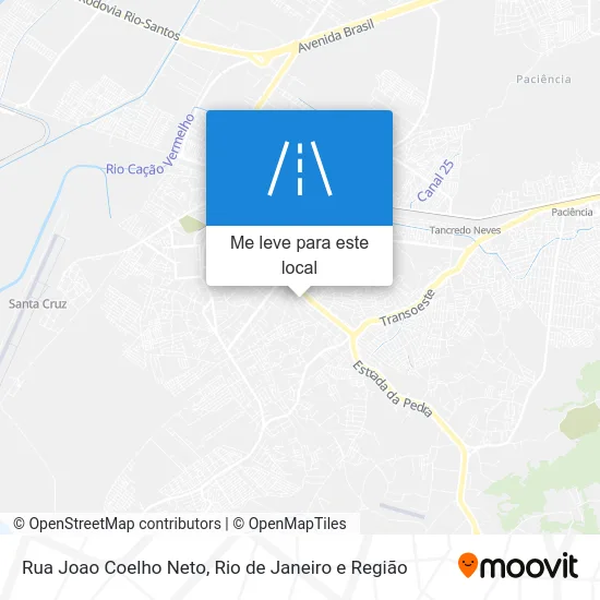 Rua Joao Coelho Neto mapa