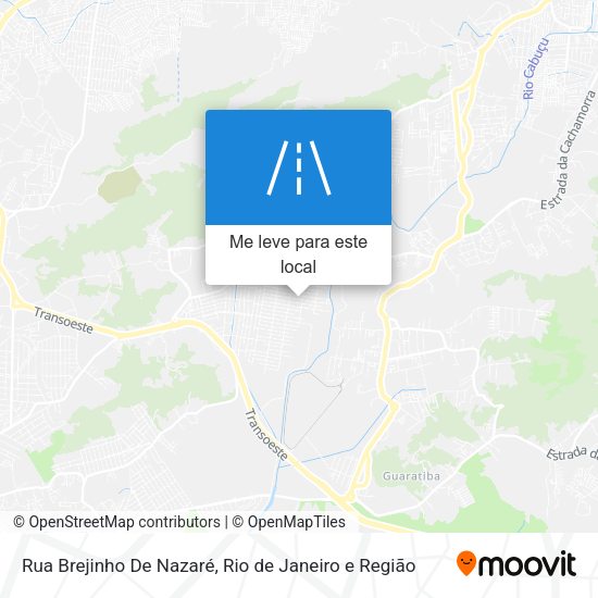 Rua Brejinho De Nazaré mapa