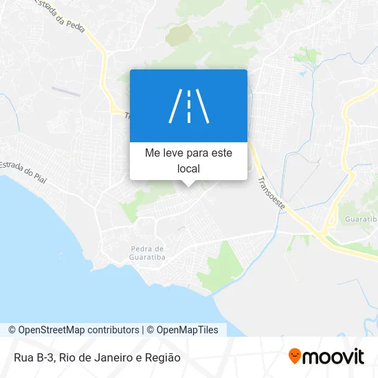 Rua B-3 mapa