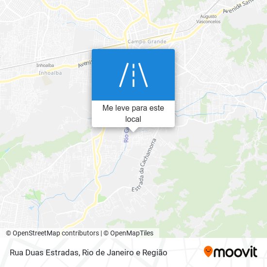 Rua Duas Estradas mapa