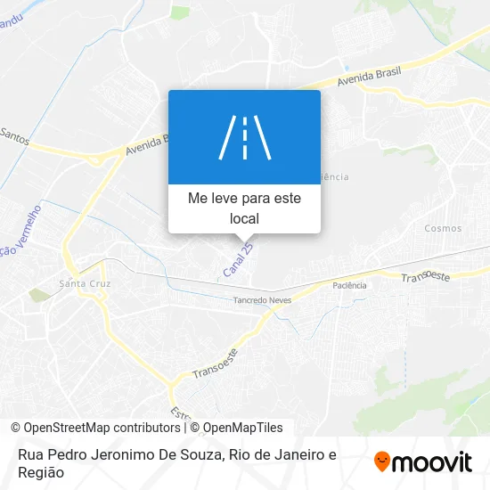 Rua Pedro Jeronimo De Souza mapa