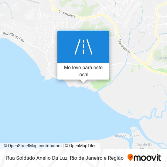 Rua Soldado Anélio Da Luz mapa