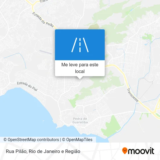 Rua Pilão mapa