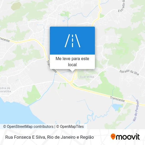 Rua Fonseca E Silva mapa