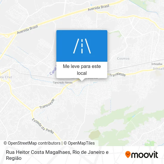 Rua Heitor Costa Magalhaes mapa