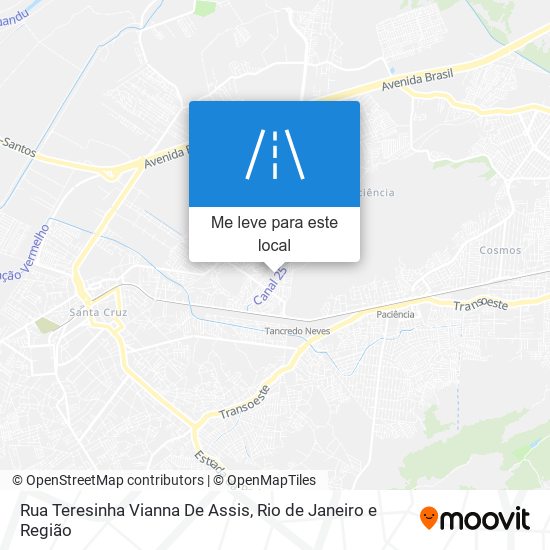 Rua Teresinha Vianna De Assis mapa