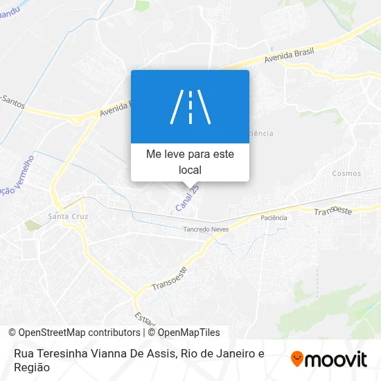 Rua Teresinha Vianna De Assis mapa