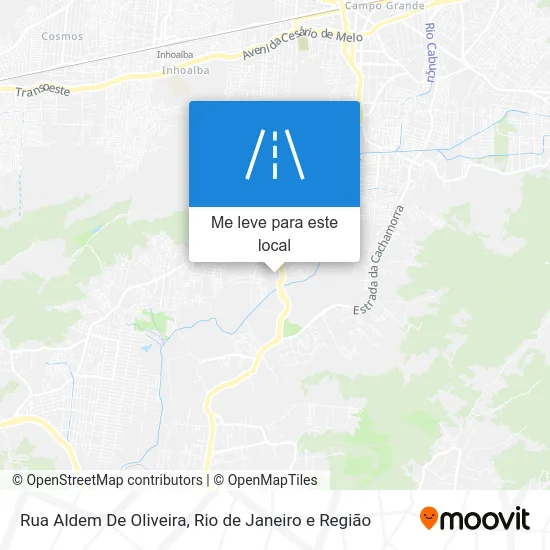 Rua Aldem De Oliveira mapa