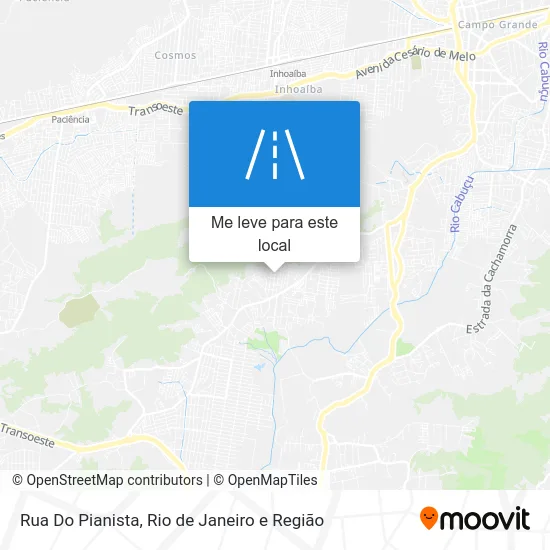 Rua Do Pianista mapa