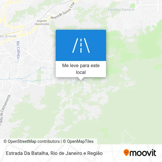 Estrada Da Batalha mapa