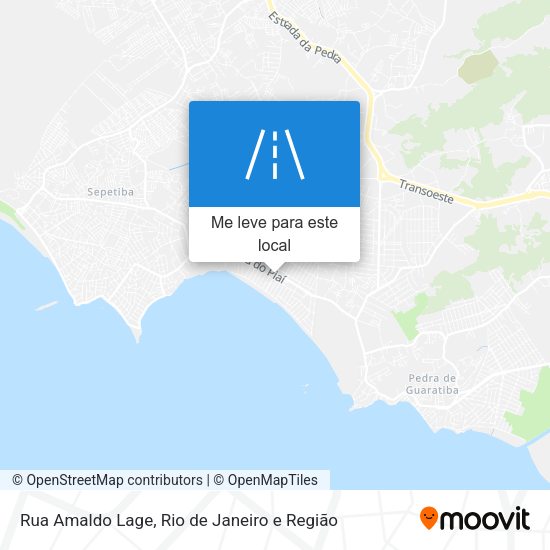 Rua Amaldo Lage mapa