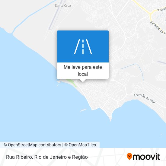 Rua Ribeiro mapa