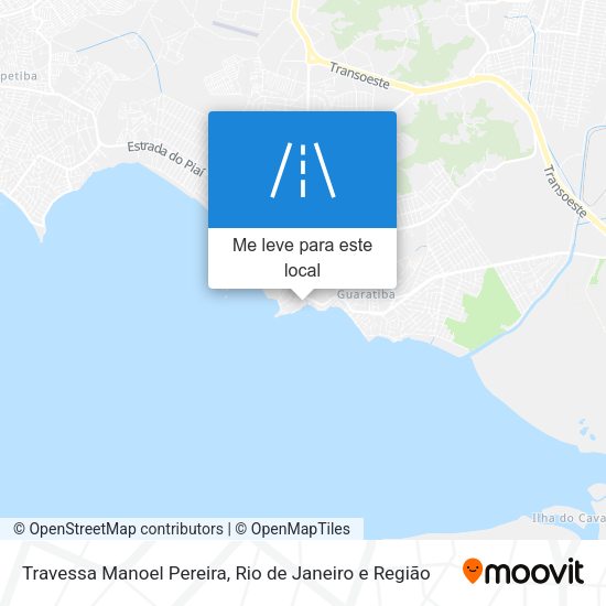Travessa Manoel Pereira mapa