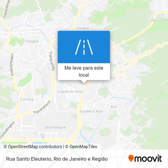 Rua Santo Eleuterio mapa