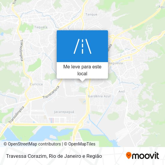 Travessa Corazim mapa