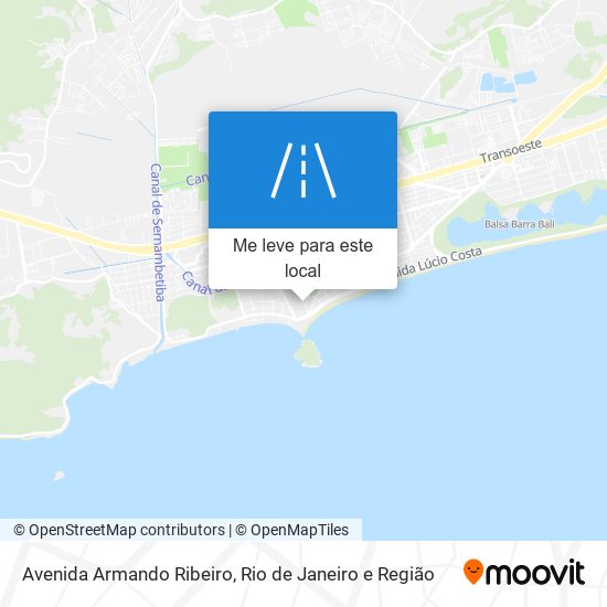 Avenida Armando Ribeiro mapa