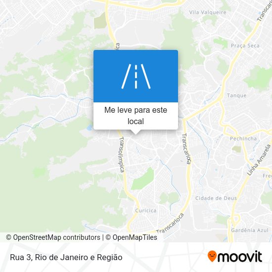 Rua 3 mapa