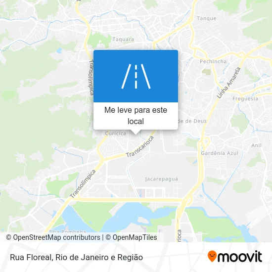 Rua Floreal mapa