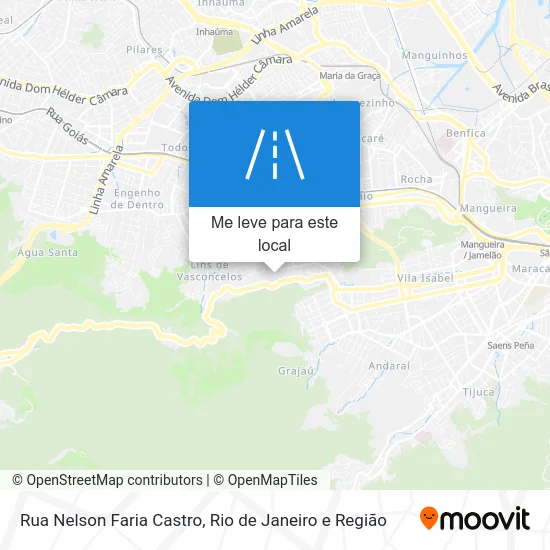 Rua Nelson Faria Castro mapa