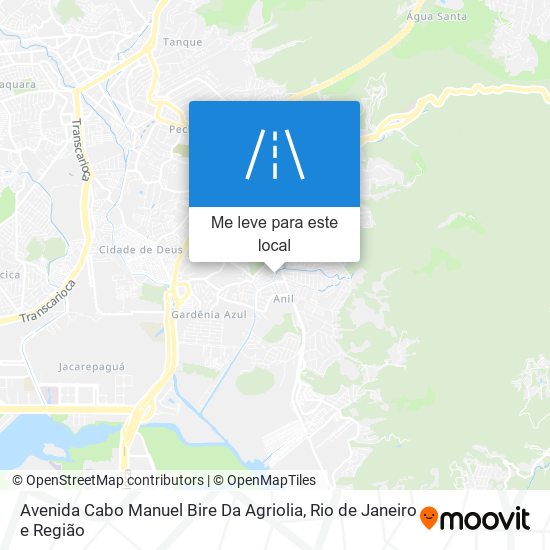 Avenida Cabo Manuel Bire Da Agriolia mapa