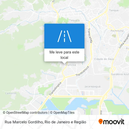 Rua Marcelo Gordilho mapa