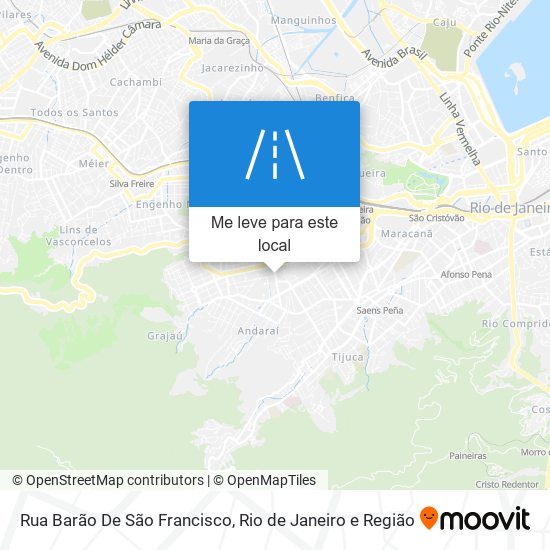 Rua Barão De São Francisco mapa