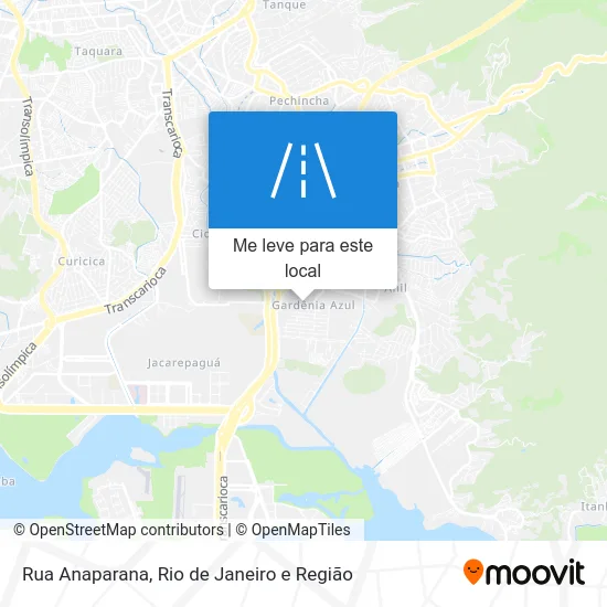 Rua Anaparana mapa