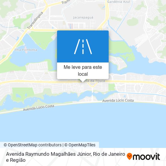 Avenida Raymundo Magalhães Júnior mapa