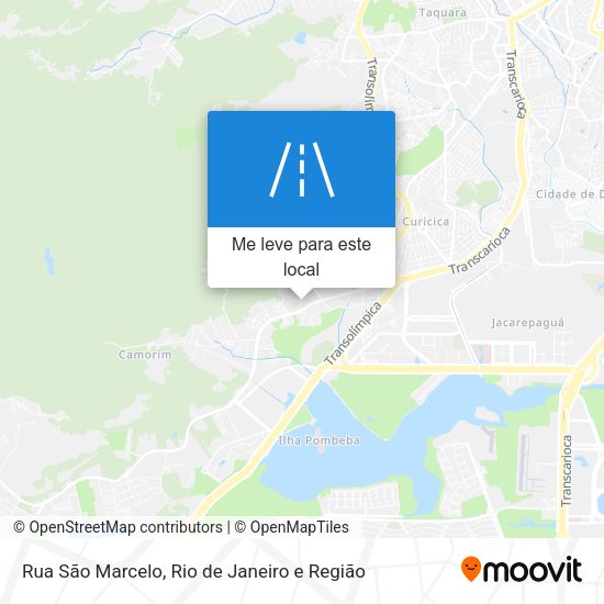 Rua São Marcelo mapa