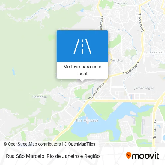 Rua São Marcelo mapa