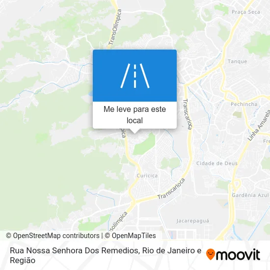 Rua Nossa Senhora Dos Remedios mapa