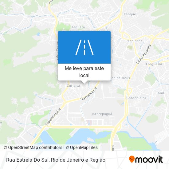 Rua Estrela Do Sul mapa