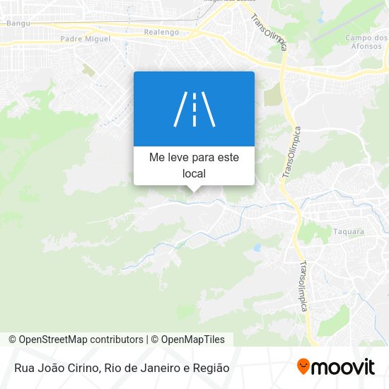 Rua João Cirino mapa