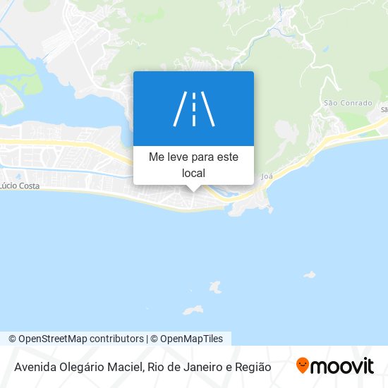 Avenida Olegário Maciel mapa