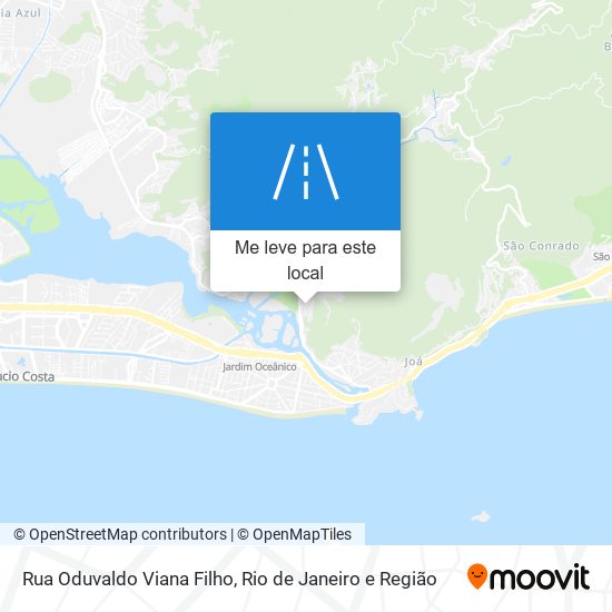 Rua Oduvaldo Viana Filho mapa