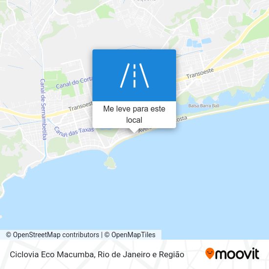 Ciclovia Eco Macumba mapa