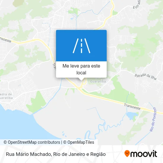 Rua Mário Machado mapa