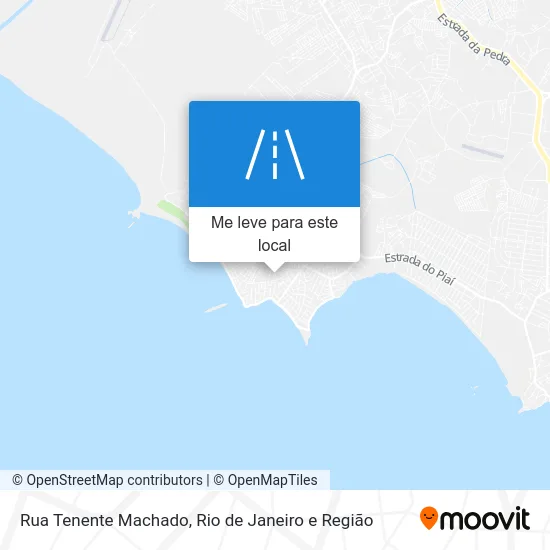 Rua Tenente Machado mapa