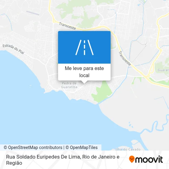 Rua Soldado Euripedes De Lima mapa