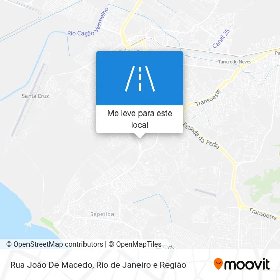 Rua João De Macedo mapa