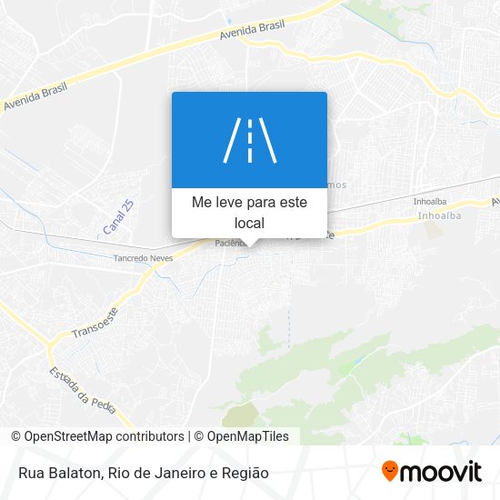 Rua Balaton mapa
